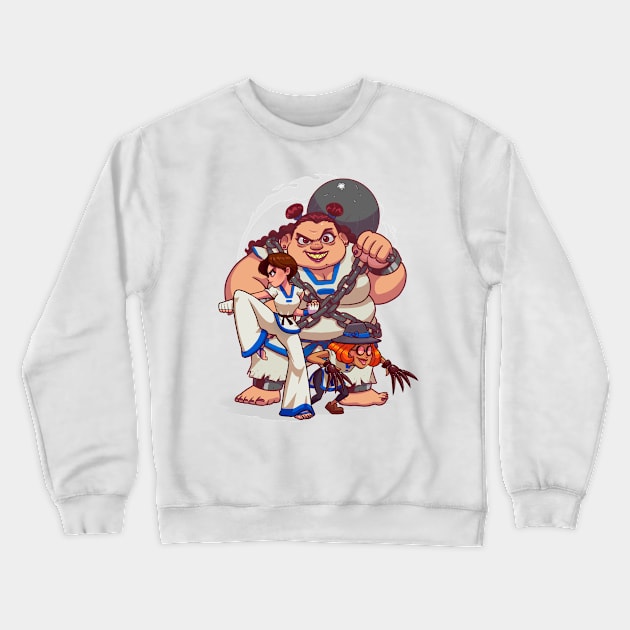 The Queen Of Fighters Crewneck Sweatshirt by BrunoMota